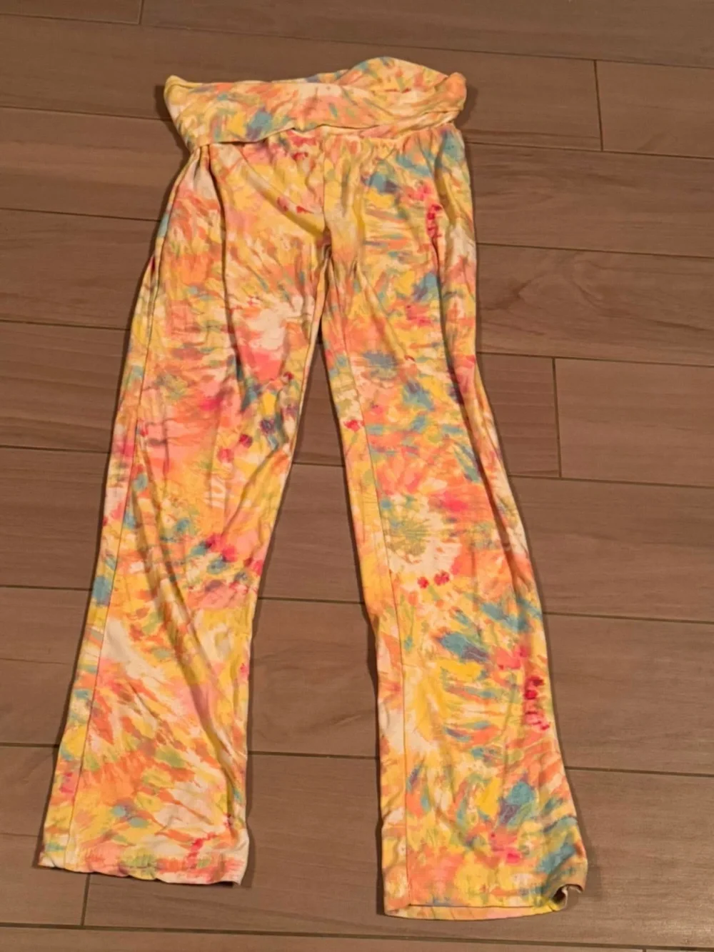 Bobbie brooks Tie-Dye Wide Leg Lounge Pants - MEDIUM